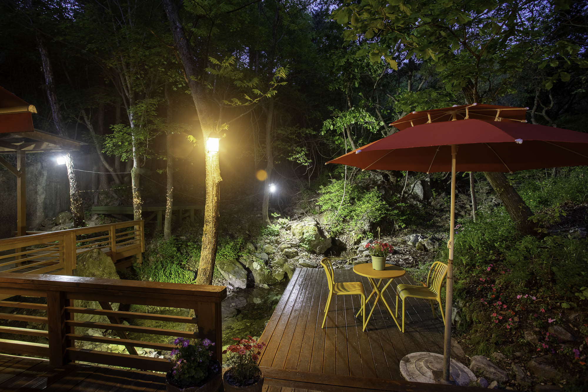 양평 시크릿테라 계곡 감성 객실