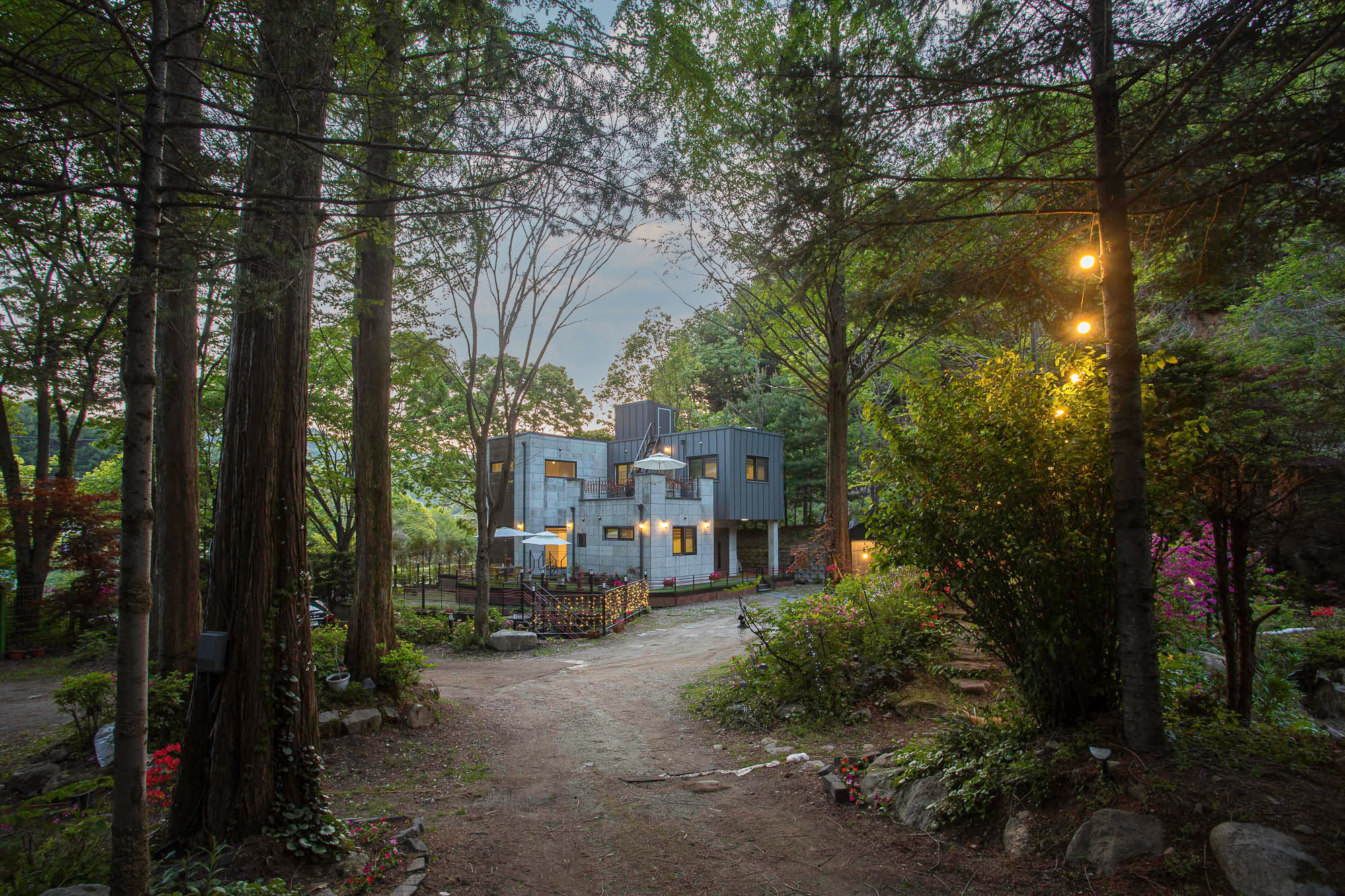 양평 자연형 펜션 테라펜션 힐링숲 정원