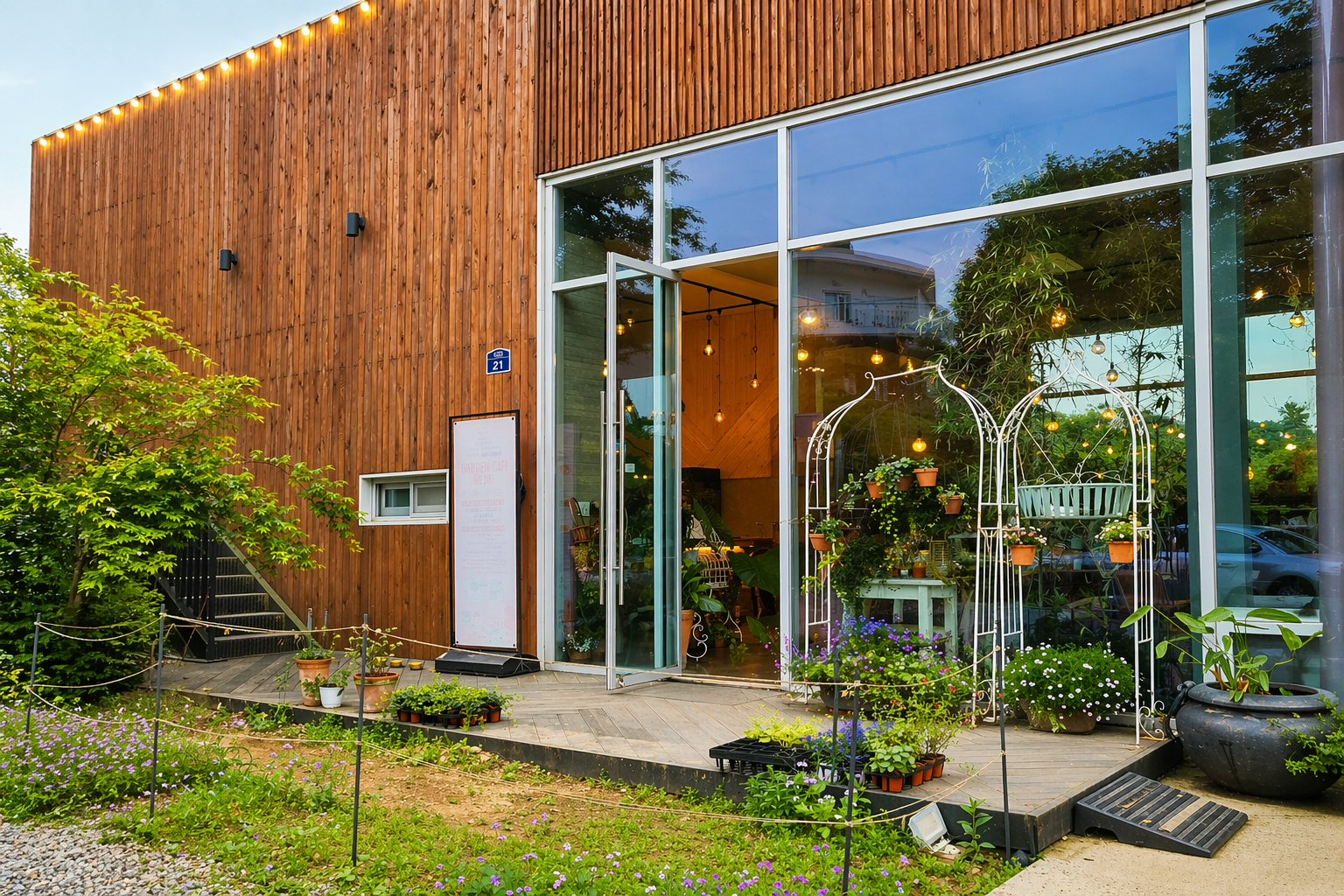 양평 소풍카페 전경